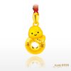小蛇平安扣(硬金)墜子