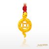 萌蛇財繞(硬金)墜子