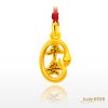 蛇蛇平安(硬金)墜子