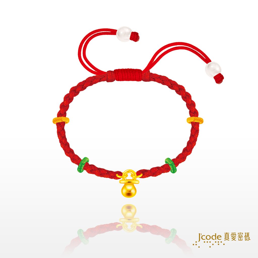 金奶嘴．小(硬金)編織手鍊