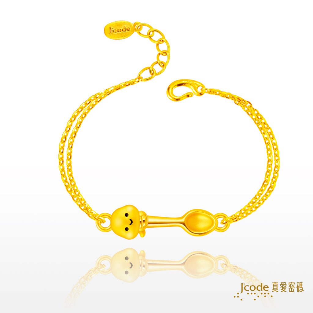 金湯匙蛇寶貝(硬金)手鍊