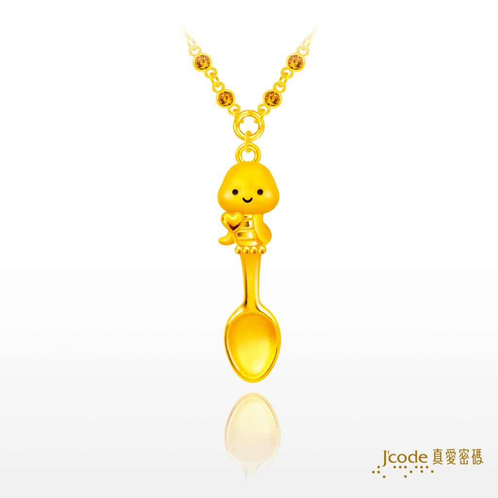 金湯匙蛇寶貝(硬金)項鍊